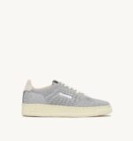 Sneakers Autry Donna in Tessuto Traforato Argento Glitter Art. EKLW KU01