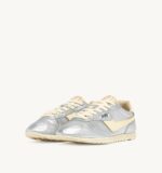 Sneakers Autry Windspin Donna in Pelle Argento art. WSLW AJ02 - immagine 2