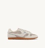 Sneakers Autry Windspin Donna in Camoscio e Rete Traforata Beige art. WSLW KS06