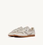 Sneakers Autry Windspin Donna in Camoscio e Rete Traforata Beige art. WSLW KS06 - immagine 2