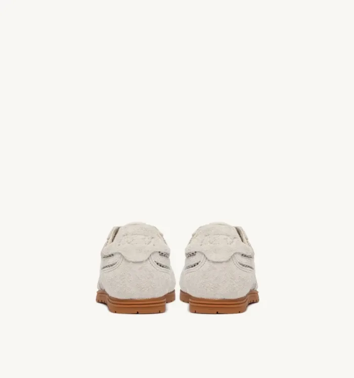 Sneakers Autry Windspin Donna in Camoscio e Rete Traforata Beige art. WSLW KS06, foto 3 di 6