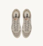 Sneakers Autry Windspin Donna in Camoscio e Rete Traforata Beige art. WSLW KS06 - immagine 5