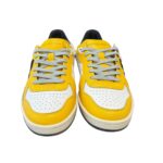 Sneakers Uomo Philippe Model PGAL In Pelle Bianca e Gialla Spoiler Indaco art. PGLU TV04 - immagine 3