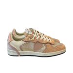 Sneakers Donna Philippe Model PGAL in Camoscio Rosa e Pelle Oro art. PGLD MXE2