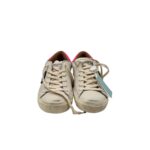 Sneakers Donna Paris Prsx Philippe Model in Pelle Bianca Spoiler Fucsia art. PRLD VP24 - immagine 3