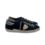 Sneakers Uomo Philippe Model Paris Prsx in Camoscio Blu e Spoiler Tortora art. PRLU XS23