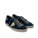 Sneakers Uomo Philippe Model Paris Prsx in Camoscio Blu e Spoiler Tortora art. PRLU XS23 - immagine 2