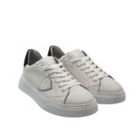Sneakers Uomo Philippe Model Temple in Pelle Bianca Spoiler Testa di Moro art. BTLU VZ01 - immagine 2