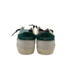 Sneakers Uomo Philippe Model Paris Prsx in Pelle Bianca Spoiler Verde Laccio Moro art. PRLU VD07 - immagine 4