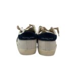 Sneakers Uomo Philippe Model Paris Prsx in Pelle Bianca e Spoiler in Tessuto Blu art. PRLU VD06 - immagine 4