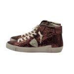 Sneakers Stivaletto Donna Paris Prsx Philippe Model in Glitter e Camoscio Bronzo art. PRHD GG10 - immagine 3