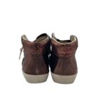 Sneakers Stivaletto Donna Paris Prsx Philippe Model in Glitter e Camoscio Bronzo art. PRHD GG10 - immagine 4