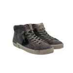 Stivaletto Sneakers Uomo Philippe Model Paris Prsx In Camoscio Grigio cod. PRHU XS27 - immagine 2