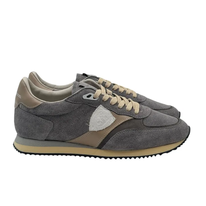 Sneakers Uomo Philippe Model Blville In Camoscio Grigio art. BVLU D003, foto 1 di 4