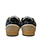 Sneakers Donna Philippe Model PGAL in Pelle Bianca e Dettagli in Camoscio Beige e Glitter Blu art. PGLD XG01 - immagine 4