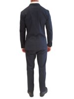 Abito Lardini in Tessuto Tecnico Misto Cotone Blu e Pantalone con Elastico Art. CN149E PAEL66701 850 - immagine 5