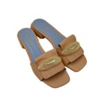 Ciabatta Lorenzo Mari In Pelle Beige Corda, Accessorio Oro Tacco 3 cm art. Samu Mag 51 - immagine 3