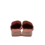 Sabot Lorenzo Mari in Rafia Intrecciata Rosa Nude Accessorio Oro Tacco 3 cm art. Calla 14 - immagine 4