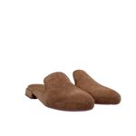 Sabot Lorenzo Mari in Camoscio Nude Tacco 3 cm art. Calla 13 - immagine 2