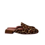 Sabot Lorenzo Mari in Cavallino Maculato Tacco 3 cm art. Calla 13