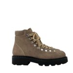 Stivaletto Stringato Guglielmo Rotta in Camoscio Beige Fondo Commander art. Welcom