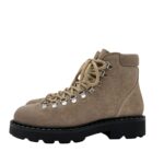 Stivaletto Stringato Guglielmo Rotta in Camoscio Beige Fondo Commander art. Welcom - immagine 3