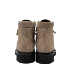 Stivaletto Stringato Guglielmo Rotta in Camoscio Beige Fondo Commander art. Welcom - immagine 4