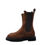 Stivaletto beatles Guglielmo Rotta in Camoscio Marrone Bruciato Fondo Ultralight tacco 3 cm art. Keith - immagine 3