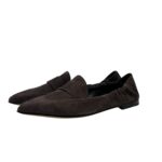 Ballerine Pomme D'Or in Camoscio Marrone art. 1346 CAMOSCIO COFFEE CUOIO NERO+GOCCIA 1 - immagine 3