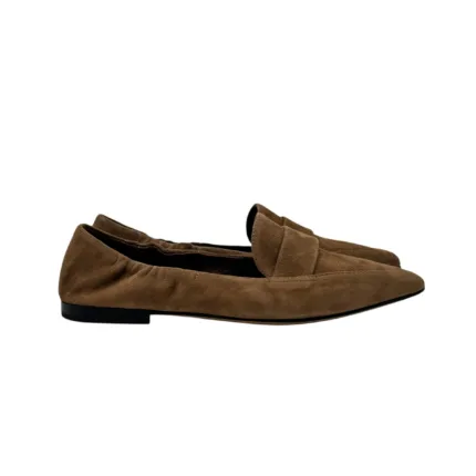Ballerine Pomme D'Or in Camoscio Beige art. 1346 CAMOSCIO TOFFEE CUOIO NERO+GOCCIA