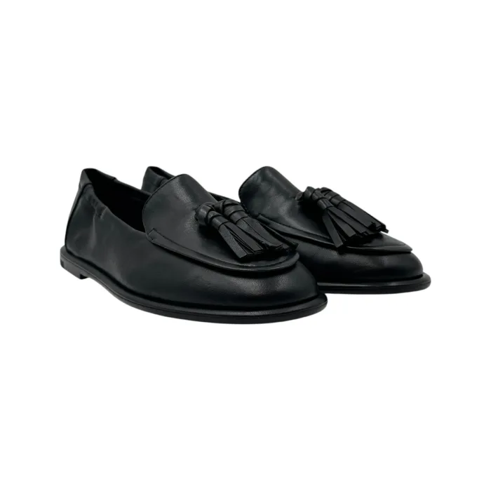 Ballerine Pomme D'Or in Pelle Nera art. 1341 GLOVE NERO CUOIO NERO+GOCCIA+GUA.G, foto 2 di 4