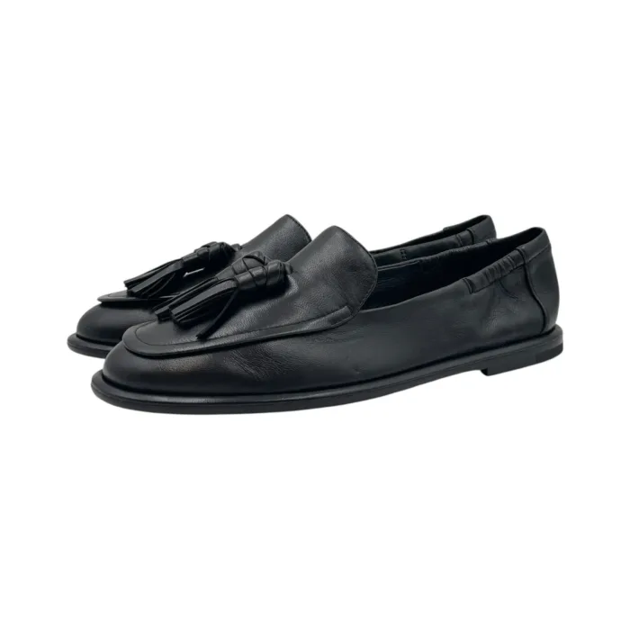 Ballerine Pomme D'Or in Pelle Nera art. 1341 GLOVE NERO CUOIO NERO+GOCCIA+GUA.G, foto 4 di 4