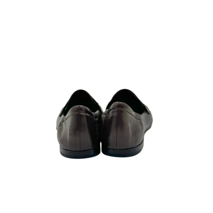 Ballerine Pomme D'Or in Pelle Testa di Moro art. 1322 GLOVE ESPRESSO CUOIO NERO+GOCCIA, foto 3 di 4
