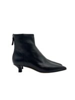 Stivaletto Pomme D'Or in Pelle Nera Tacco 5 cm art. 4022 GLOVE NERO CUOIO NERO+GOCCIA