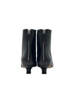 Stivaletto Pomme D'Or in Pelle Nera Tacco 5 cm art. 4022 GLOVE NERO CUOIO NERO+GOCCIA - immagine 2