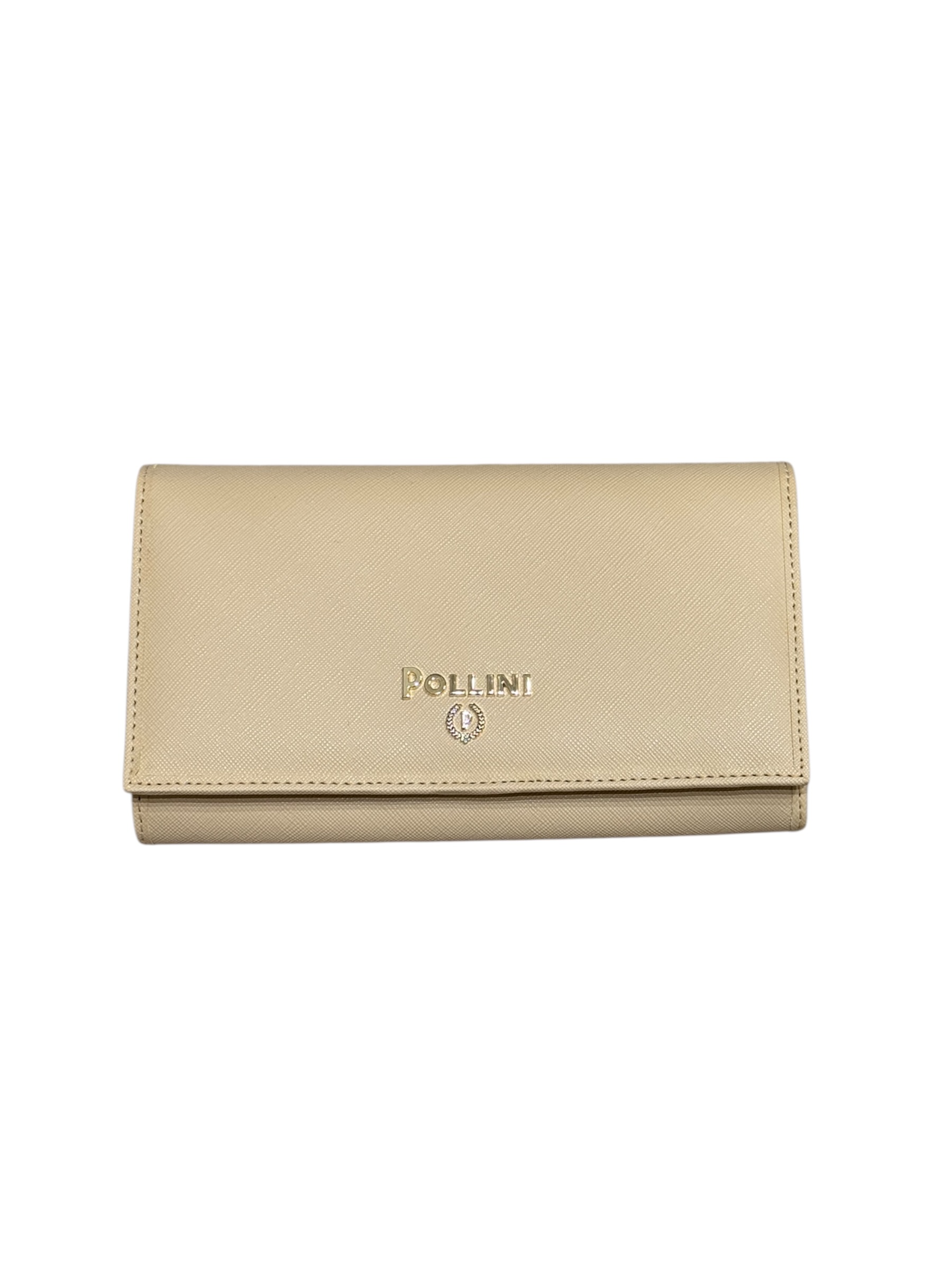 IMG_8184-Photoroom Portafogli Pollini In Saffiano Beige Con Chiusura Bottone cod. SC5515PP1ISD0104 - immagine 1