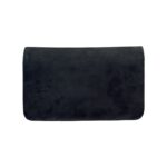 Pochette in Camoscio Nero con Tracolla Rimovibile in Pelle Nera Roberto Festa Dettaglio Gioiello art. ANZALEA - immagine 3