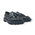 Mocassino Uomo con Nappine Barrett In Pelle Spazzolata Nera Con Fondo Commander Art. 242U071.007 - immagine 2