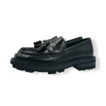 Mocassino Uomo con Nappine Barrett In Pelle Spazzolata Nera Con Fondo Commander Art. 242U071.007 - immagine 3