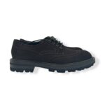 Francesina Uomo Barrett Derby In Camoscio Testa di Moro con Fondo Gomma Ultralight art 222U042.047