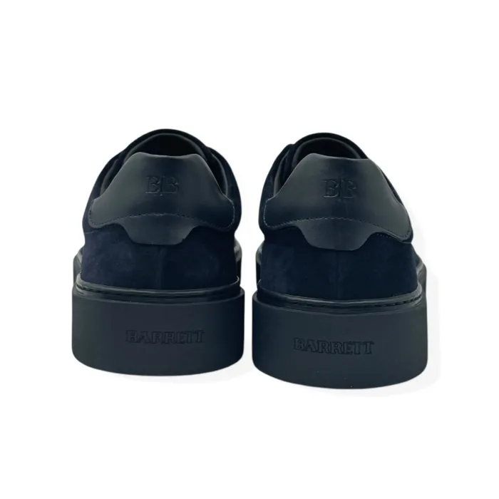 Sneakers Uomo Barrett Slip On In Camoscio Blu Art. Adam 13809.010, foto 4 di 4