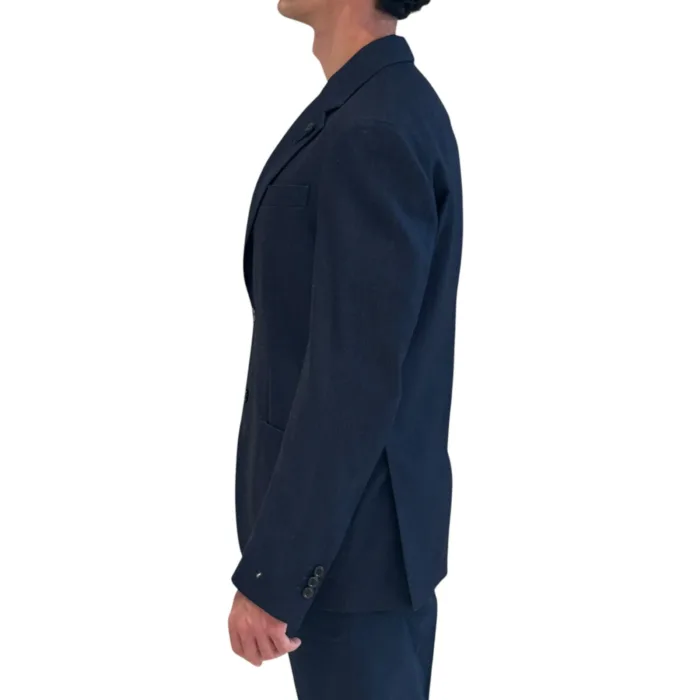 Giacca Lardini in Lana Effetto Jeans Art. CN6202E ASIF67446 850, foto 2 di 3