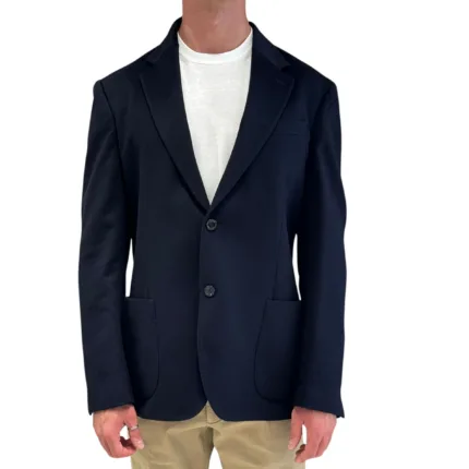 Giacca Lardini in Misto Lana e Cashmere Blu Art. CN6202E33 ACIF67546 850
