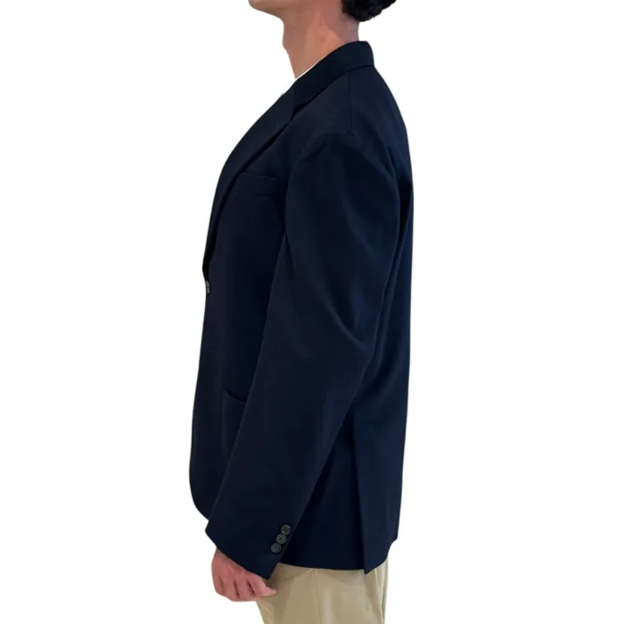 Giacca Lardini in Misto Lana e Cashmere Blu Art. CN6202E33 ACIF67546 850, foto 2 di 3
