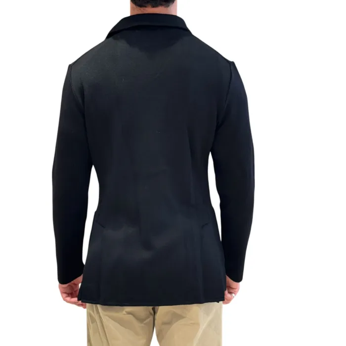 Giacca Lardini In Maglia di Lana Nera Art. CNCLJM56 CN65000 999, foto 3 di 3