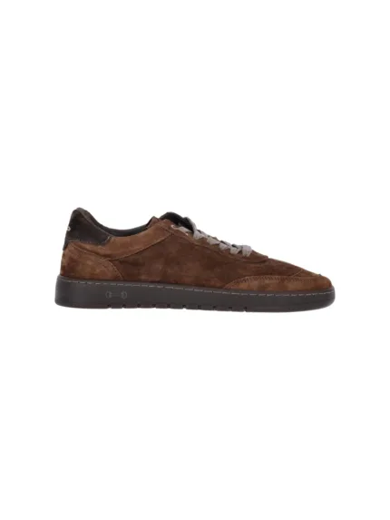 Sneakers Uomo Piumha In Camoscio Testa di Moro art. PHU021 561 DARK BROWN