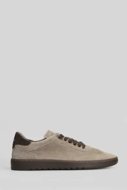 Sneakers Uomo Piumha In Camoscio Tortora art. PHU001 282 TAUPE