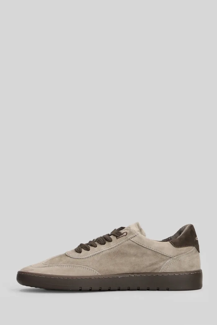 Sneakers Uomo Piumha In Camoscio Tortora art. PHU001 282 TAUPE, foto 3 di 5