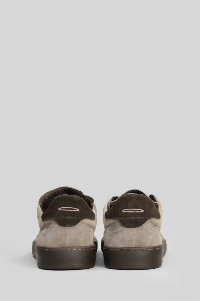 Sneakers Uomo Piumha In Camoscio Tortora art. PHU001 282 TAUPE, foto 4 di 5