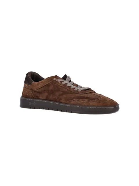 Sneakers Uomo Piumha In Camoscio Testa di Moro art. PHU021 561 DARK BROWN, foto 2 di 5